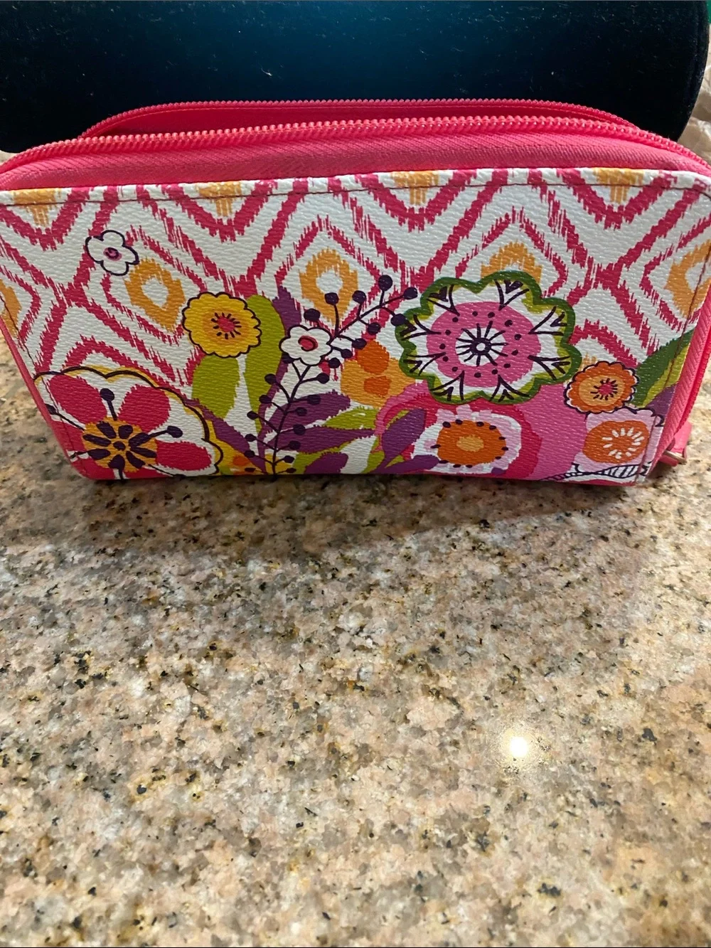 Vera Bradley Pink Floral Zip Wallet